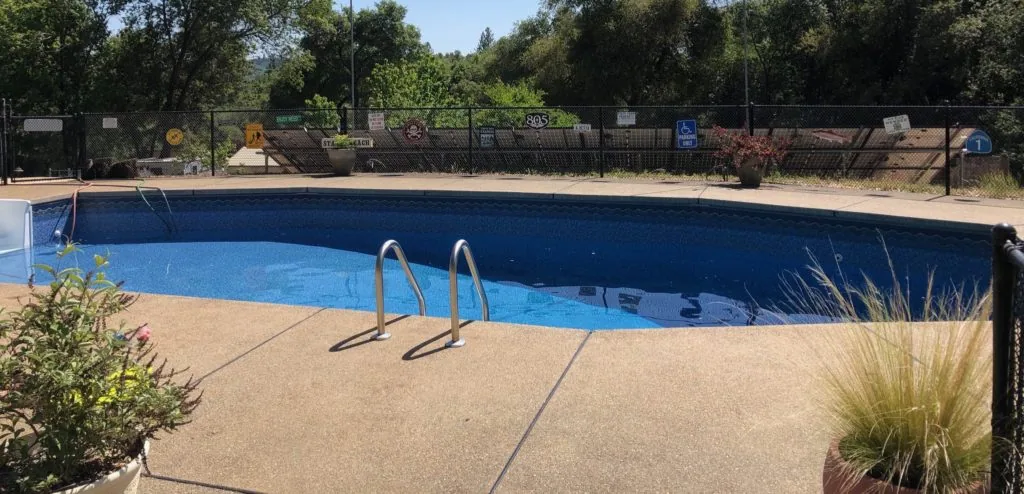Swimming pool repair