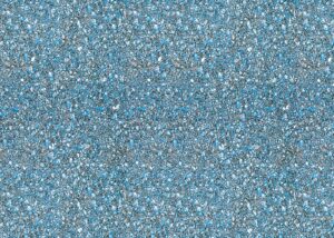 Blue and gray speckled textured surface resembling aggregate material